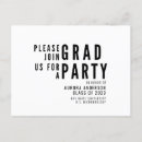 Search for graduation party postcards Minimal