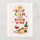 Search for drinking wine postcards Modern
