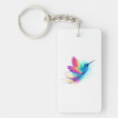 Search for rainbow bird key rings Exotic