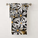 Search for black and white abstract bath towels Trendy