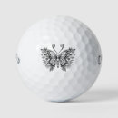 Search for butterfly golf balls Illustration