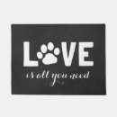 Search for dog paw print doormats Pets