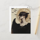 Search for fantasy birds postcards Woman