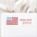 Search for memorial return address labels Patriotic