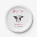 Search for farm animal plates Kids birthday party
