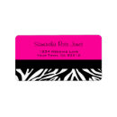Search for pink zebra labels Black