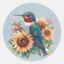 Search for blue hummingbird stickers Cute