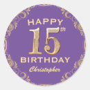 Search for golden era stickers 15th birthday