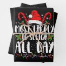 Search for sleigh wrapping paper Party