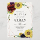 Search for sunflower and red rose wedding invitations Floral