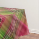 Search for pink plaid tablecloths Country