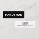 Search for handyman business cards Modern