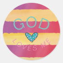 Search for god loves me stickers Christian
