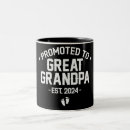 Search for promoted to great grandpa mugs Modern