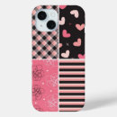 Search for pink black plaid iphone cases Stripes