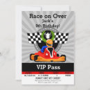 Search for go kart racing invitations Party