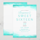 Search for aqua sweet 16 invitations Birthday