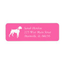 Search for boxer dog return address labels Puppy