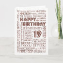 Search for 19th birthday cards Cool