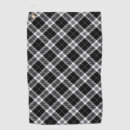 Search for tartan golf towels Black