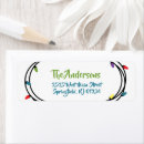 Search for string lights return address labels Bright