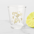 Search for new year shot glasses Gold