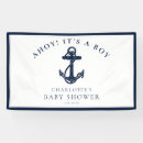 Search for nautical banners Navy blue