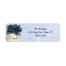 Search for pansy return address labels Blue