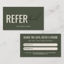 Search for referral cards Massage therapist