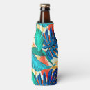 Search for palm leaves can coolers Tropical