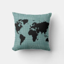 Search for world map cushions Black