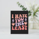 Search for hate you postcards Pink