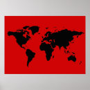 Search for black map posters Modern