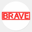 Search for brave round stickers Fun