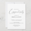 Search for minimalist engagement party invitations Classic