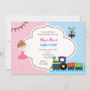 Search for train party invitations Girl
