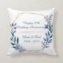 Search for 50th wedding anniversary cushions Watercolor