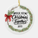 Search for our first together christmas tree decorations Couples