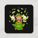 Search for leprechaun business cards Patrick