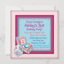Search for alphabet birthday invitations Girls