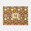 Search for groovy doormats Flower power
