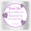 Search for silver 50th birthday stickers Purple