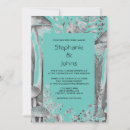 Search for teal and grey wedding invitations Couple