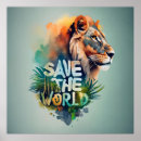 Search for save endangered species posters Conservation