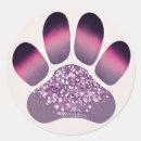 Search for purple paw print stickers Pets