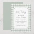 Search for gingham baby shower invitations Mother to be