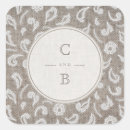 Search for burlap and lace stickers Elegant
