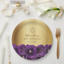 Search for purple and gold plates For her
