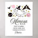 Search for baby shower mimosa bar signs Halloween
