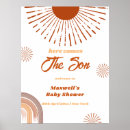Search for rainbow baby shower posters Here comes the son